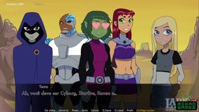 [Gameplay] Teen titans ep 18 Conhecendo Terra a Novinha Loira