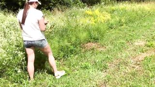 Rides bicycles to nature and I banged! her doggy style