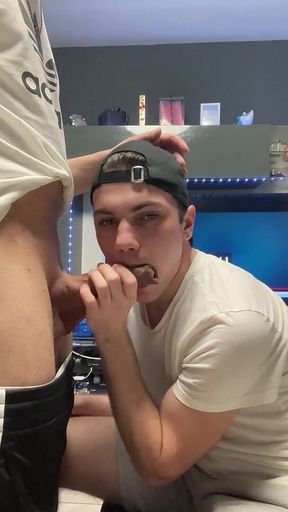 Deepthroat - He Cum on My Face
