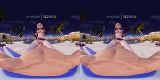 Genshin Impact - Jean Beach Cowgirl [VR UNCENSORED HENTAI 4K]