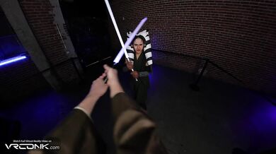 VR Conk: Ahsoka From Star Wars Blows And Rides Anakin's Huge Cock In Cosplay Parody pt.2