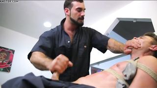 Some restrain bondage In The Bike Supermarket