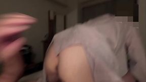 Japanese beauty cheats on her husband in hotel affair