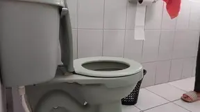 Camera in my stepsister's bathroom catches her pissing