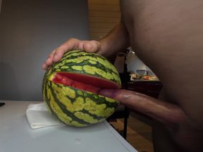 Fucking a virgin Watermelon