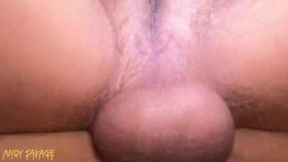 Cute Tattoo'd Goth girl moaning LOUD for daddy's cock