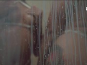 Beautiful porn superstars Kylie Ellish and Ann Rides drink a shower of cum and take a bath with it.