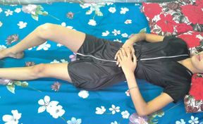 Liking pussy of indian sexy girl and gave her lots of fun