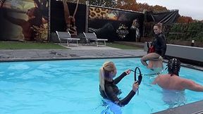 Shoulder Ride Practice in the pool - Part Two - 3 - HD