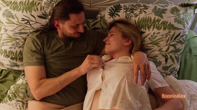 Quiet evening sex with kisses, cuddles, and real passionate orgasms