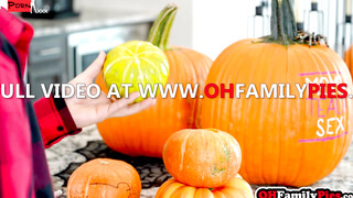 Pumpkin Pie Creampies #2 - Step-Mom's Wet & Mouthwatering Holes
