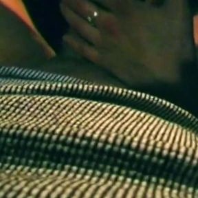 Brunette Fingers Herself Deep in Dark Car