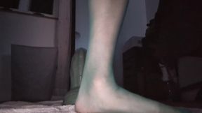 Sissy Crossdresser Takes Big Dildo Destroyed Anal Gape