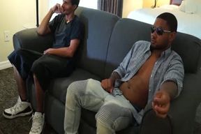 sucking big darksome weenie Double oral-job 2