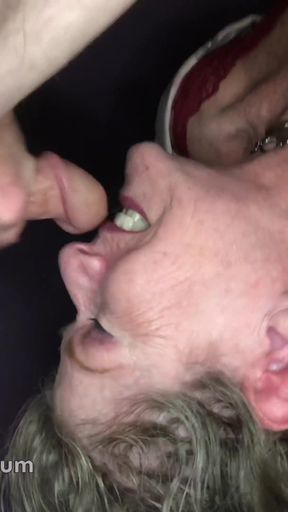 Hot Granny Throat Fucked On The Table! MaXXXimumMilf   Clip 1