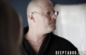 Boss bangs Alina Lopez in taboo doggystyle after screwing up at home