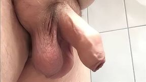 Small Uncut Cock Cums Hard