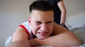Bubble Butt Teen Spanked, Strapped and Paddled