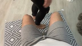 Hot blonde farting on your lap POVV