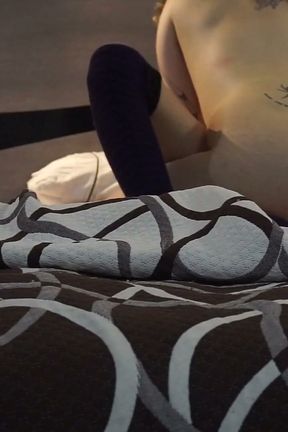 Trans Girlfriends Fuck Hard in Hotel Room Real Couple Creampie