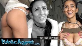 Euro Brunette Outdoor Fuck