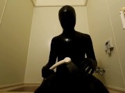 Take a shower zentai