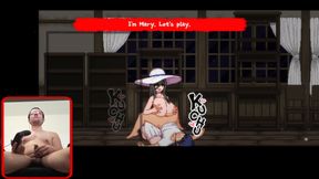 Giant and busty Japanese gives me a titjob and... (Houkago no Onigokko Gameplay6)