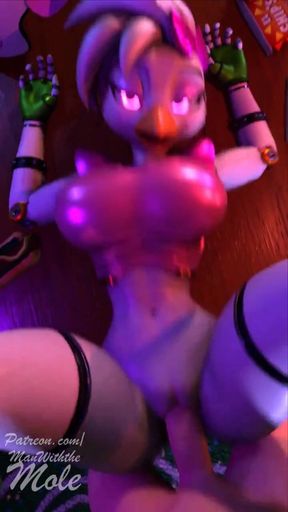 Fucking FNAF Chica on Table