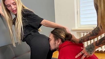 Ass Servant And Foot Sniffer Slave For Two Mistresses