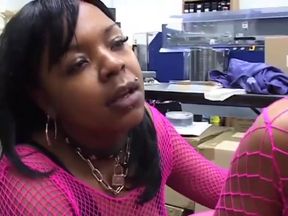 Sexy black babes loves big dick in mouth...just in mouth