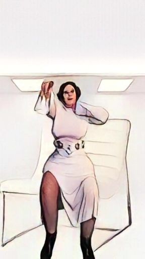 Granny Princess Leia: Han Solo Fuck &amp; The Conception Of Kylo Ren AN AI ANIMATED ADVENTURE   Clip 3