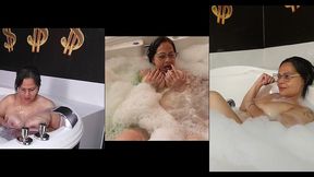 madura latina tetona culona en el jacuzzi meada y follada