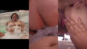 madura latina tetona culona en el jacuzzi meada y follada