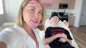 the naked waxing session ended with a happy ending