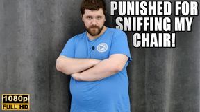 KingMarti: Caught And Punished For Sniffing My Chair - Full HD 1080p