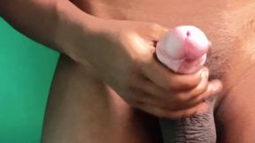 Playing With My Huge Cock