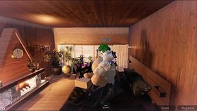 Chica linda obtiene por primera vez una verga dentro suya / Roblox Condo Goat