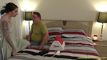 Sheena Rose Enjoys Stepdaddy Gerald Giving Her A Tremor Gift She Loves Him Watching Her Cum!