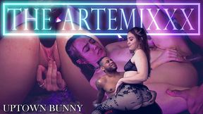 hot new babe uptown bunny gets pounded deep until bbc creampies deep in her pussy