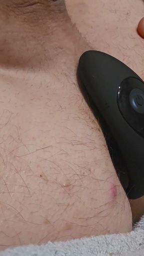 hot guy struggles to get prostate massager in ass before shaking hands free orgasm. finished by jerking off and&hellip;   Clip 2