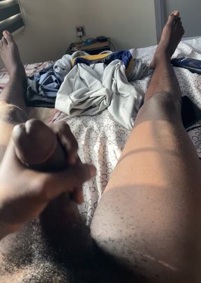 Big Black Cock shoots big load