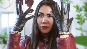 Leather Fetish ASMR with Gloves