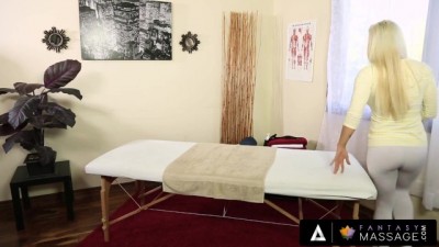 Steamy Fantasy: MILF Gives Stepson First Mind-Blowing Happy Ending Massage