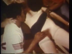 Sexy hairy chick fucked in interracial threesome