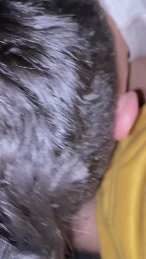 Spectacular moment from &quot;Cruising young college boy sucking married straight Uber driver&#039;s cock in the car and swallows cum&quot;