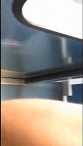 Big-Cock Daddies' Blowjob in Metro: Spy Video