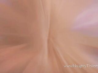 Wicked Tinkerbell gets rigorous expansion of twat aperture with extraordinary toying and lesbo slavery