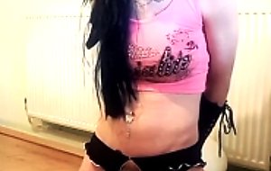 Hazel   to cum with hitachi wand and vibrating butt plug