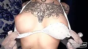 Gotfilled Briella Coley's Creamy Anal Fill-up