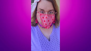 Sissy Hazel Wears Piss Soaked Thong on Face in Public!